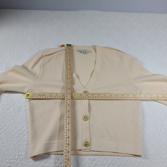 St John separates vintage made in USA cardigan Size Med Old money Quiet luxury - Picture 7 of 11